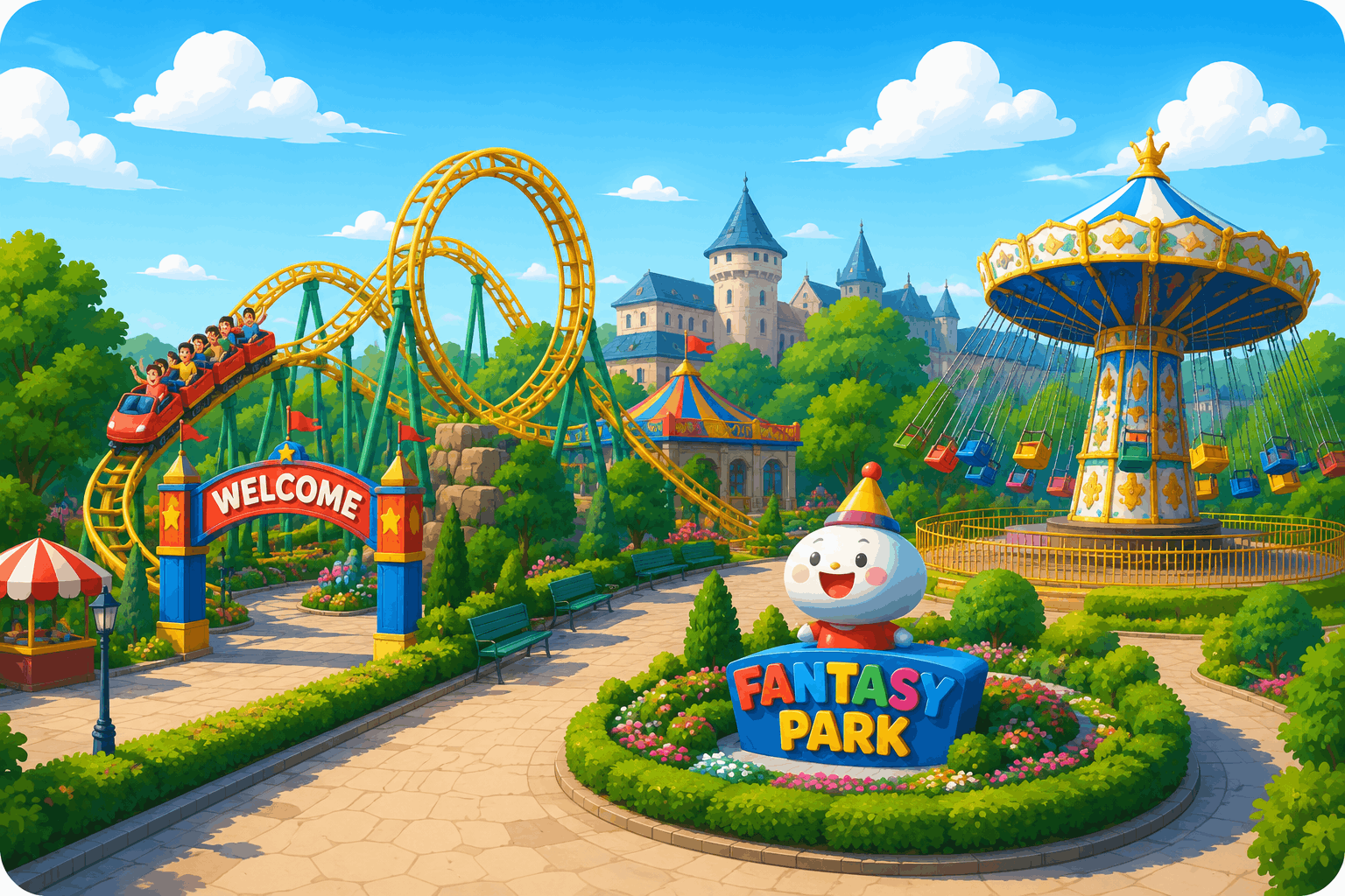 Phá Đảo Fantasy Park: Trò Nào Đã Bao Gồm Trong Vé?